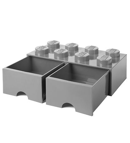 LEGO® Storage Storage Drawer - 8 Knobs - 50x25x18 - Grey