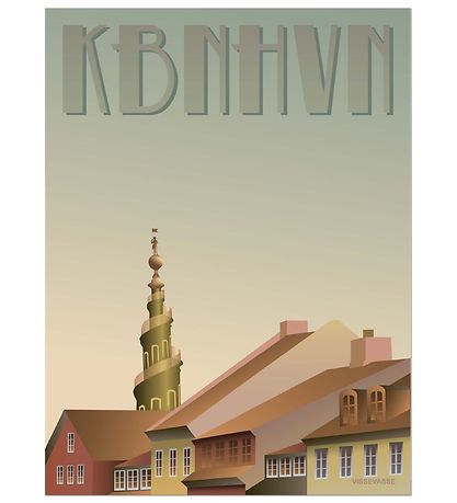 Vissevasse Poster - 50x70 - Copenhagen - Christianshavn