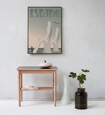 Vissevasse Veggspjald - 50x70 - Esbjerg - Mennirnir