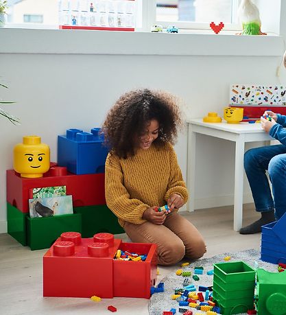 Room Copenhagen Lego Storage Head container, L, Boy