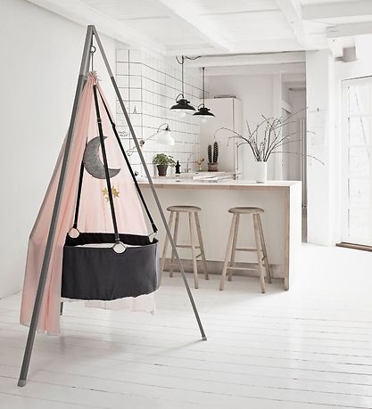 Leander Classic+ Vugge Stativ - Alu - 242-275 cm - Grå