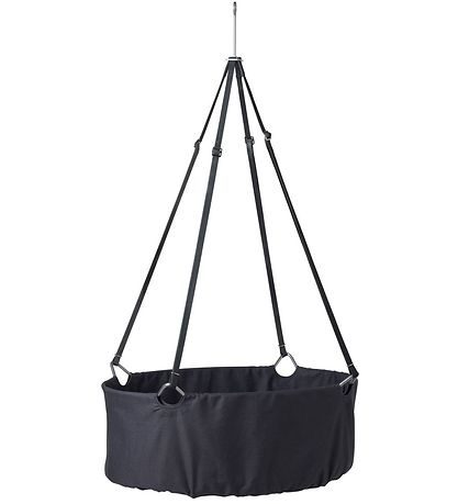 Leander Classic Vugge m. Madras - 83x50x30 cm - Grey