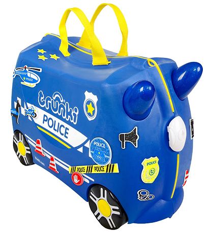 Trunki Cardboard Suitcase - Percy The Policecar