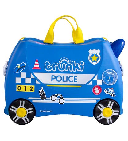 Trunki Cardboard Suitcase - Percy The Policecar