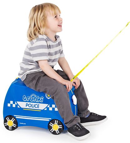 Trunki Cardboard Suitcase - Percy The Policecar