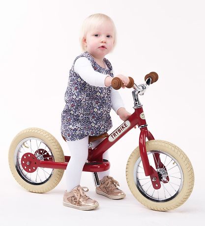 TryBike Loopfiets - Steel - Rood