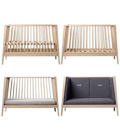 Leander Linea Crib - 132x65x90 cm - Beech