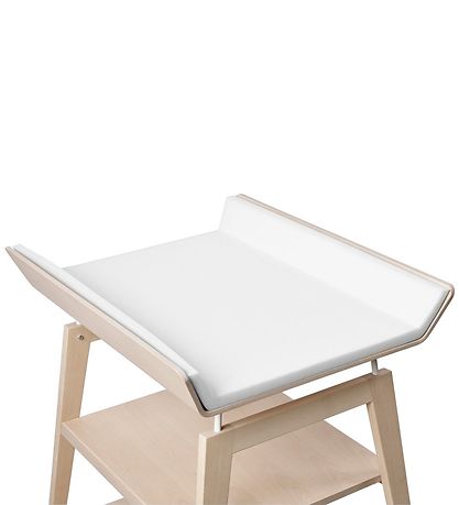 Leander Linea Changing Table w. Cushion - 66.7x72.5x91 cm - Beec