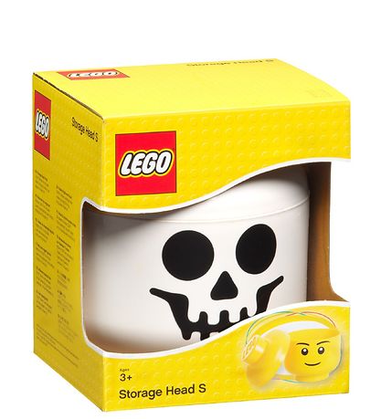 LEGO Storage Frvaringslda - Liten - Huvud - 19 cm - Skelett