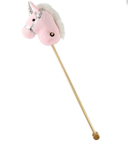 Teddykompaniet Prik með hestshaus - 100 cm - Bleikt