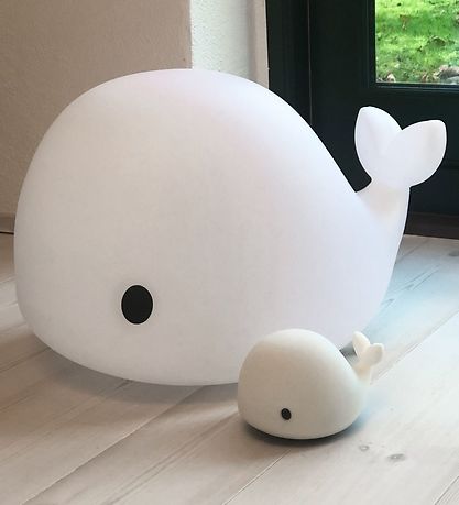 Filibabba Vloerlamp - Big LED Whale - 50cm - Wit