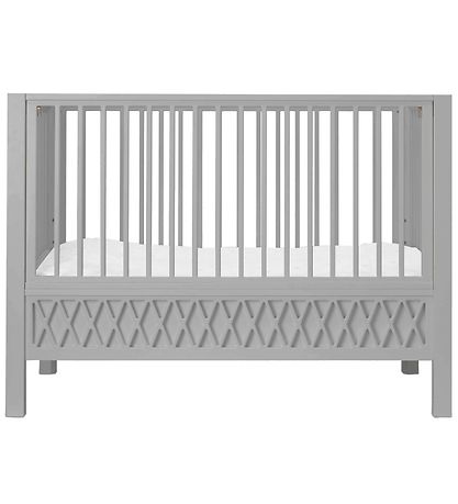 Cam Cam Crib - Harlequin - Grey