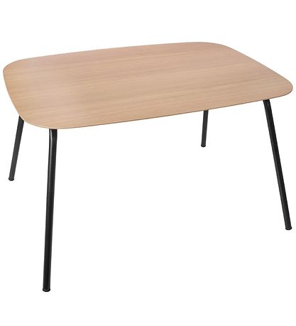 Sebra Table - Oakee - 50x70x45 cm - Wood/Black