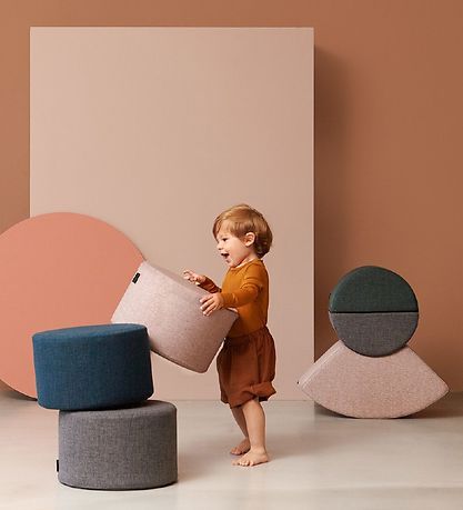 by KlipKlap Tumble Furniture - Circle - Blue Grey