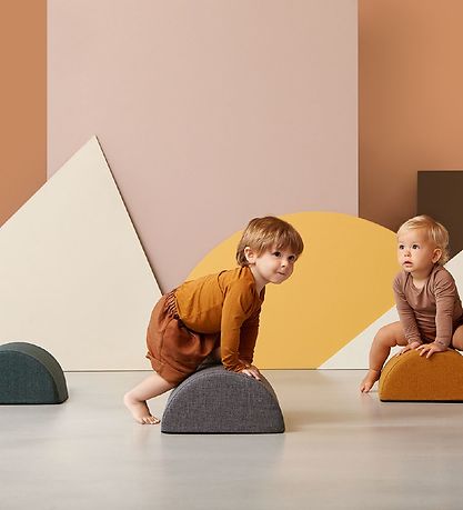 by KlipKlap Tumble Furniture - Half Circle - Blue Grey