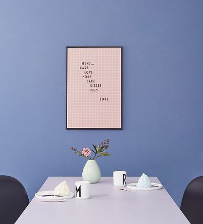 Design Letters Message Board - A2 - Pink