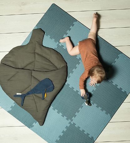 That's Mine Play Mat - 100x100 cm - Jigsaw Puzzle - Blue