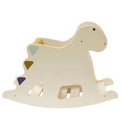 Kids Concept Schaukelpferd - Holz - Dinosaur