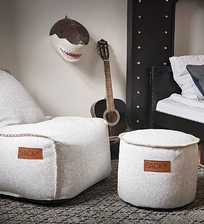 SACKit Pouf - 35x35 cm - Cobana - Junior - White
