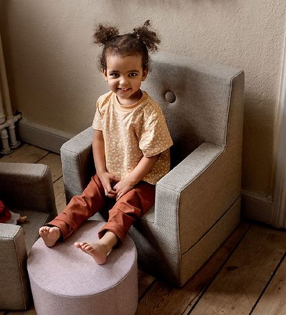 by KlipKlap Armchair - Kids Chair - 43x43x50 cm - Sand/Sand