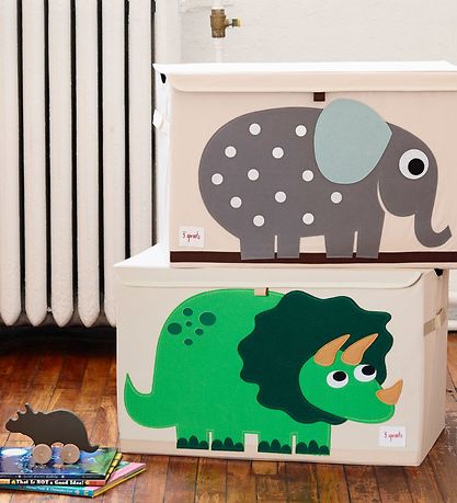 3 Sprouts Storage Box - 38x61x37 - Dinosaur