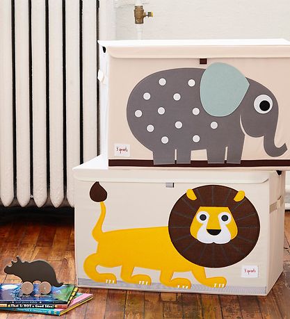 3 Sprouts Storage Box - 38x61x37 - Lion