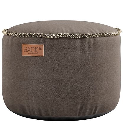 SACKit Puff - Canvas - 50x35 cm - Brun