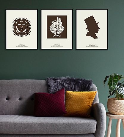 H.C. Andersen Veggspjald - 40x50 cm - Sólhausinn