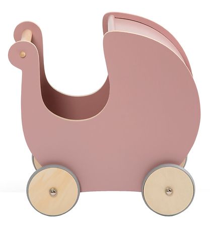 Sebra Dukkevogn - Holz - Blossom Pink