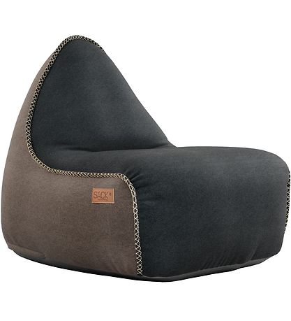 SACKit Baunapoki - Canvas Lounge Chair - 96x80x70 cm - Svart/Brú