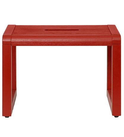 ferm Living Stool - Little Architect - 33x23x23 cm - Poppy red