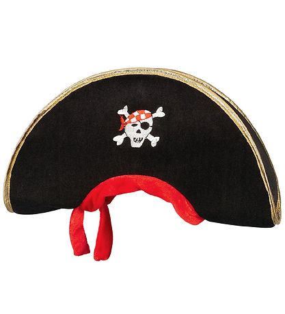 Souza Kostüm - Piratenhut - Schwarz