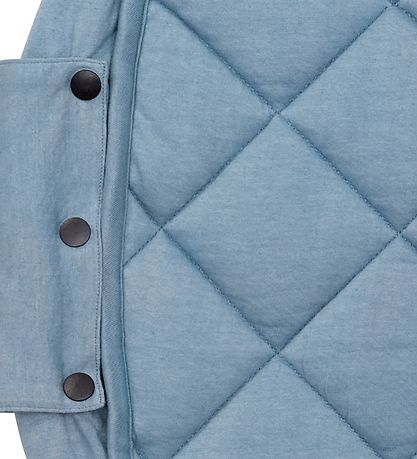 Play&Go Play Mat - Ø120 - Soft Organic - Dusty Blue