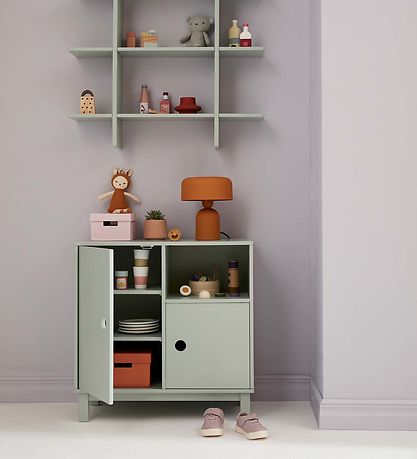 Kids Concept 옷장 - 60x60cm - 연두색