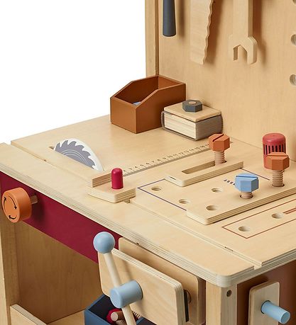 Kids Concept Verkfærabekkur - 39 Partar - Viður