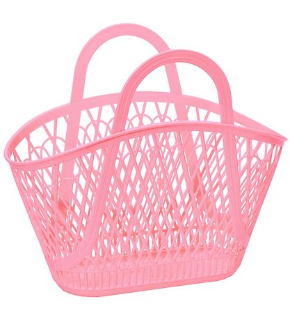 Sun Jellies Karfa - 46x39x20 cm - Betty - Bubblegum Bleikt