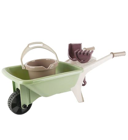 Dantoy Wheelbarrow set - Green Garden - 4 Parts