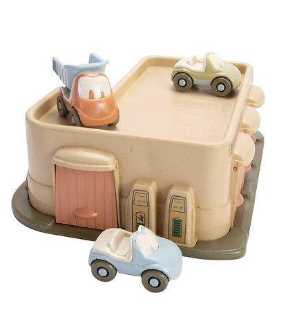 Dantoy BIO Plastic - Garage m. 3 Autos