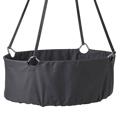 Leander Classic Vugge m. Madras - 83x50x30 cm - Grey
