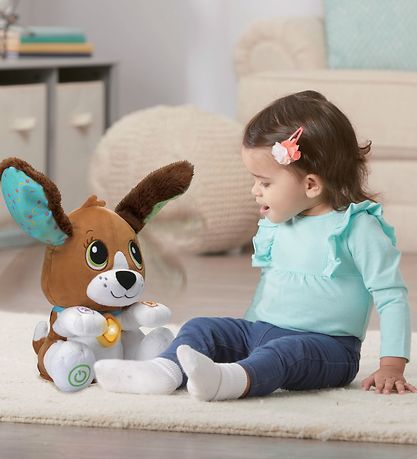 Vtech Soft Toy - Danish - 27x24 cm - Numbers & Learn Puppy