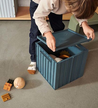 Liewood Foldable Box w. Lid - 30.5x32x31.5 cm - Elijah - Sandy
