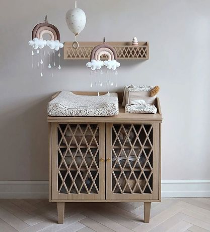 Cam Cam Changing Table - Harlequin - Oak