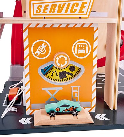 Hape Garage - Gearhead Stunt Garage