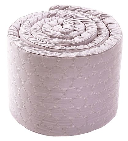 Smallstuff Bed Bumper - Quilted - Cold Rose
