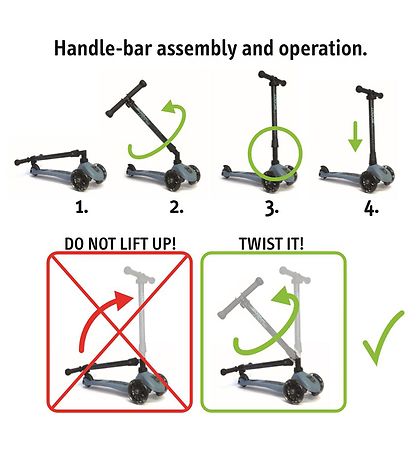 Scoot and Ride Highway Kick 3 - LED - Kiwi