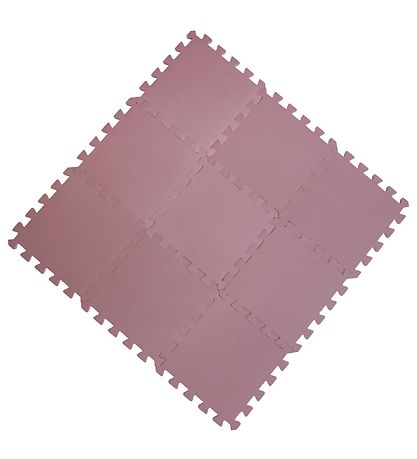 BabyDan Púslmotta - 90x90 cm - Bleikt