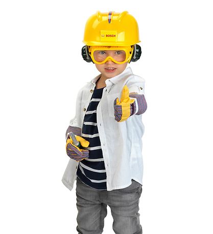 Tronçonneuse av. Accessoires Bosch Mini - Jouets - Vert/Jaune