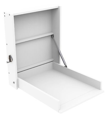 BabyDan Väggmonterad Skötbord - 58x75x75 cm - Vit