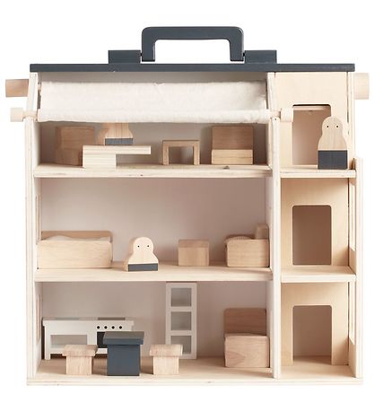 Kids Concept Puppenhaus - Holz - 34x39x19 cm - Aiden