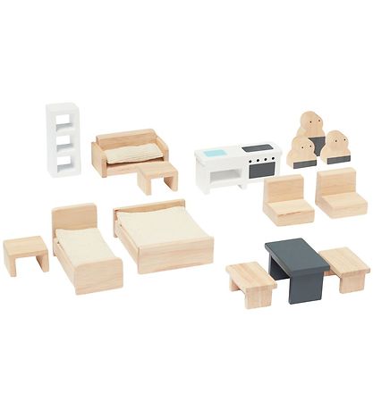 Kids Concept Puppenhaus - Holz - 34x39x19 cm - Aiden